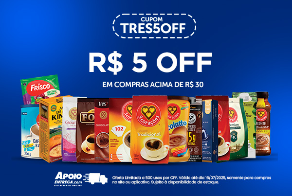 Cupom 3Corações até 16/07